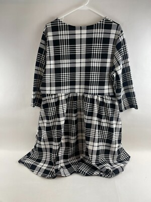 chinese dress ladies Black Gingham Long Sleeve Midi Dress – PinkBlush