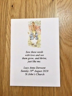 baby christening favours