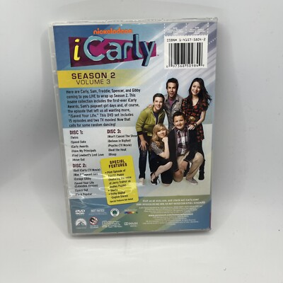 iCarly: Season 2, Volume 3 - USA 🇺🇸 Import - Region 1 | eBay
