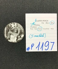 AAFES POGS, 7th Series/Printing,1 POGS, 25¢, #P1197, GOOD