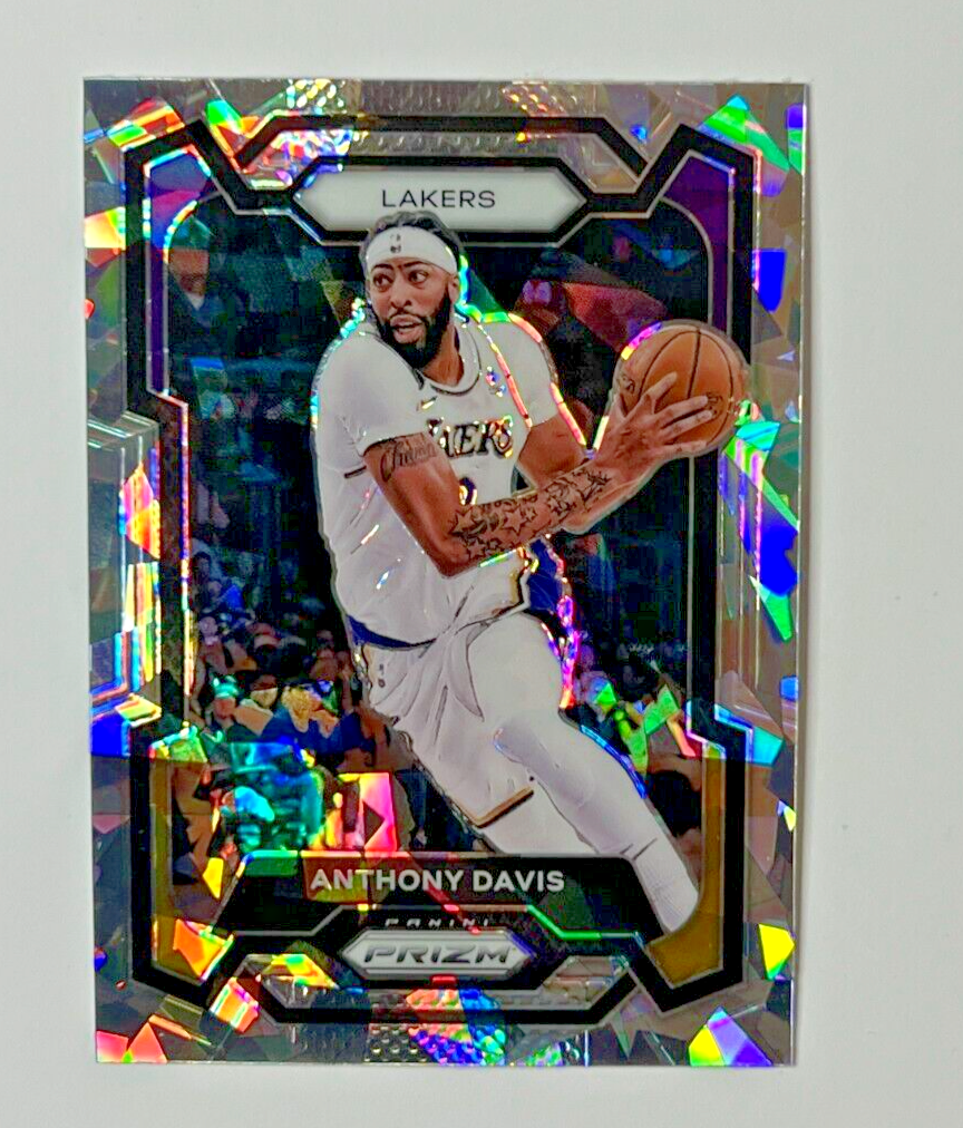 PSA10❗️ ANTHONY DAVIS RC PRIZM LOW POP. 2023-24 Panini Prizm ANTHONY DAVIS Cracked Ice Prizm #94