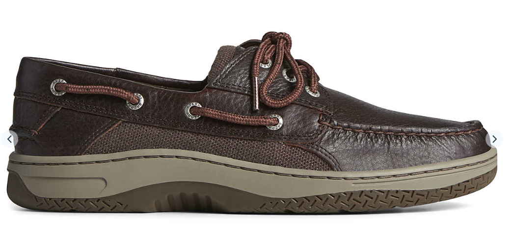 Sperry Billfish 3 Eye Pull-Up Brown Boat Shoe Men's sizes 7-15