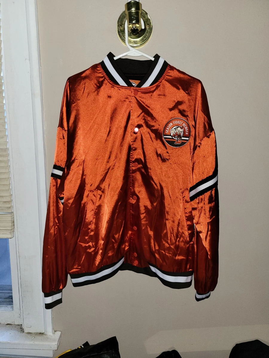 Veste Cleveland Browns XL marron orange football NFL saison porte