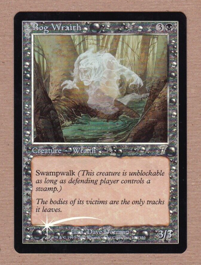 mtg wraith cards Amazon.com: Magic The Gathering - Bog Wraith