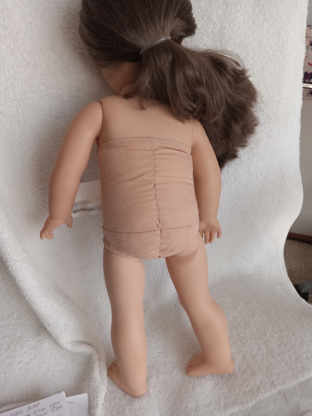 Madame Alexander 18&rdquo; Doll Brown Hair Brown Eyes 2009 Redressed Sleepy Eyes