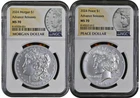 2024 Morgan & Peace Silver Dollar $1 NGC MS70 Advanced Releases