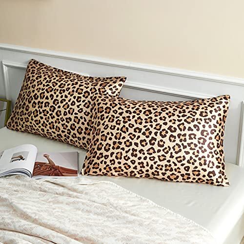 Satin Pillowcase for Hair and Skin Printed Queen(20