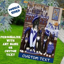 Tuxedo Cat House Flag Holiday Double Sided 28"x40" Many Designs NWT NEW