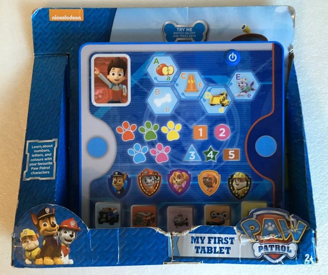 paw patrol my first tablet