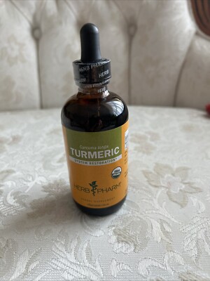 Herb Pharm Turmeric System Restoration Herbal Supplement 4 oz.