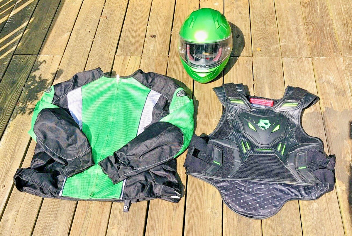 SEDICI STRADA II MOTORCYCLE HELMET XXXL Joe Rocket Lime Jacket Stryker Vest  Lot