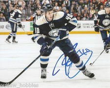 Columbus Blue Jared Boll Signed Autographed 8x10 Photo COA E