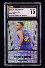 Stephen Curry 2023 Leaf Metal Special Release Legend Mojo Silver 12/25 (CGC 10)