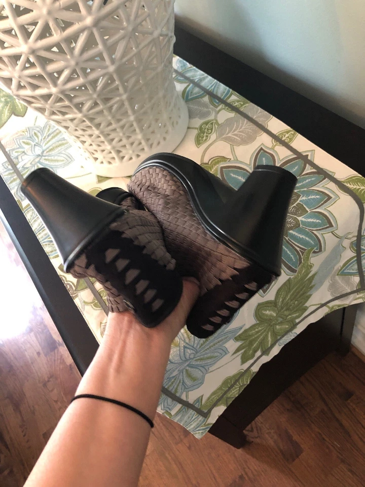 BOTINES BERNIE MEV MUJER BOMBA HUMO TALLA EU 41 Gris Chesca Foto 4 de 4