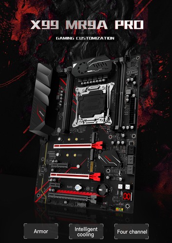 X99 Motherboard Xeon E5 2666 V3 CPU LGA 2011-3 4*16GB DDR4 ECC RAM M.2 NVME SATA - Picture 5 of 19