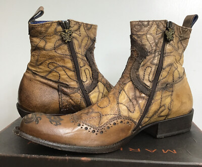 mark nason boots Rock Lives Brown Santeria Point Toe Leather  display picture 1