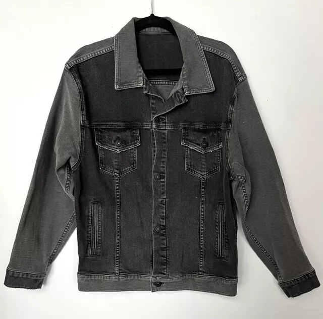 Hudson black denim jacket clearance