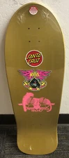 Santa Cruz Natas Skateboard Reissue Gold FOIL Blind Bag Santa Monica Airlines