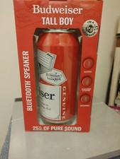 Budweiser Bluetooth Can Speaker - Wireless Audio Sound Stereo Beer Can NEW
