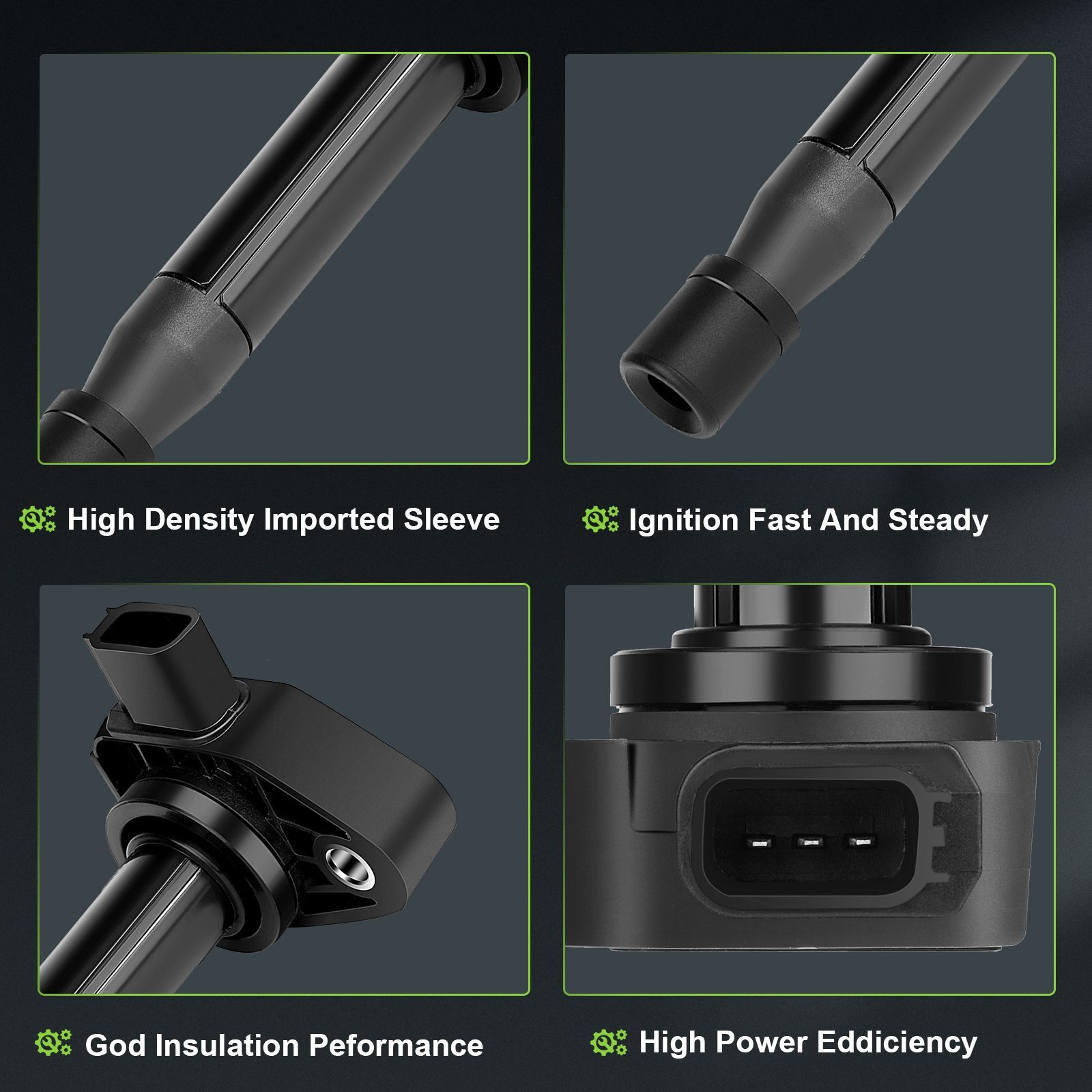 Ignition Coils Pack of 6 for 9909 Honda Accord Odyssey 3.0L 3.2L 3.5L