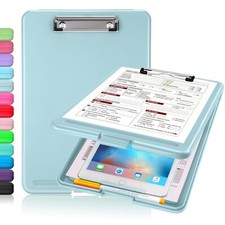 Clipboard with Storage Plastic Storage Clipboard with Low Profile Clip Heavy ...