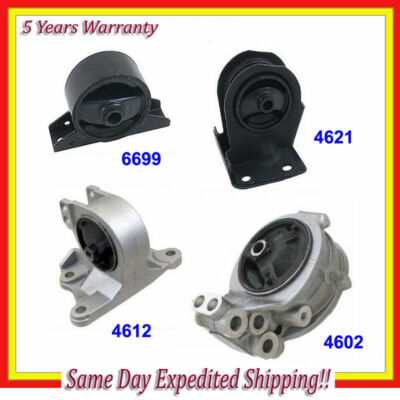 Engine Trans Motor Mount Set 2 For 99-03 Mitsubishi Galant 2.4L 4612 6699 M853 Engine Trans Motor Mount Set 2 For 99-03 Mitsubishi Galant 2.4L 4612 6699 M853