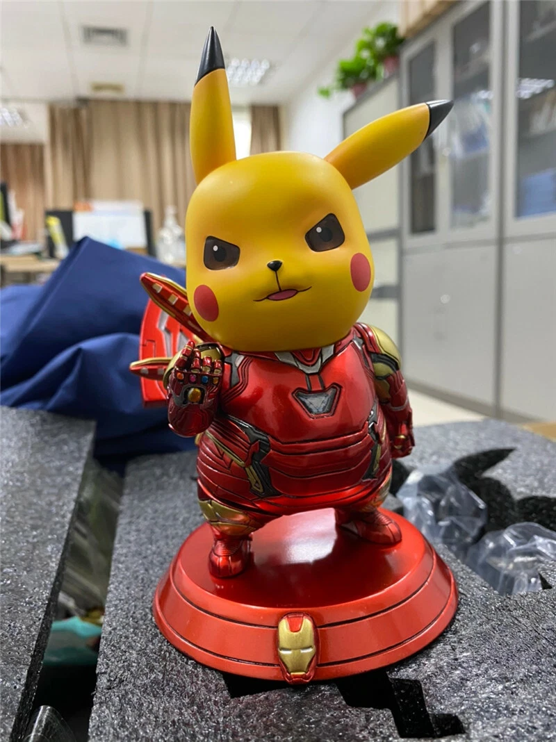 Pikachu Cos Ironman MK85 Figurine Statue Model GK Resin NEWBRA