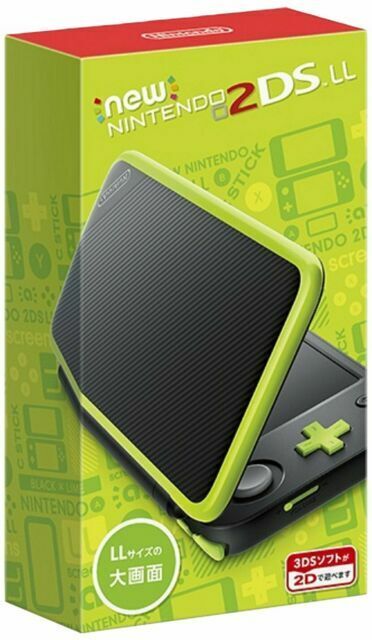 Nintendo 2ds Ll Black Lime For Sale Online Ebay