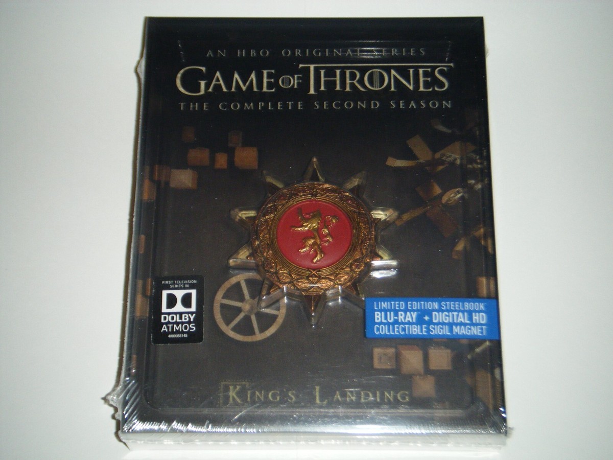 Game Of Thrones Second Season Blu-Ray Limited Edition Steelbook  