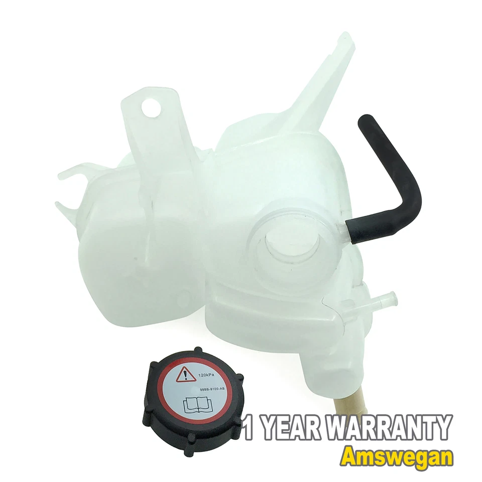 Reservatório de líquido de arrefecimento com tampa ajuste 05-08 Ford Escape Mercury Mariner 2.3L 140Cu.In.l4 - Imagem 2 de 4