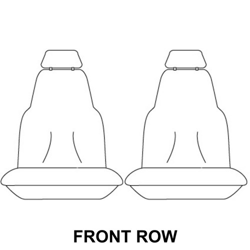 SINGLE ROW CUSTOM LEATHER LOOK SEAT COVER FOR JEEP CHEROKEE 02-04 - Picture 8 of 10