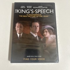 The King's Speech DVD, 2010 NEW Authentic US Release