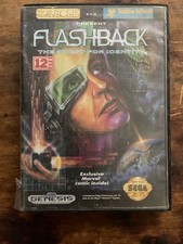 Flashback: The Quest for Identity Sega Genesis Original Complete CIB