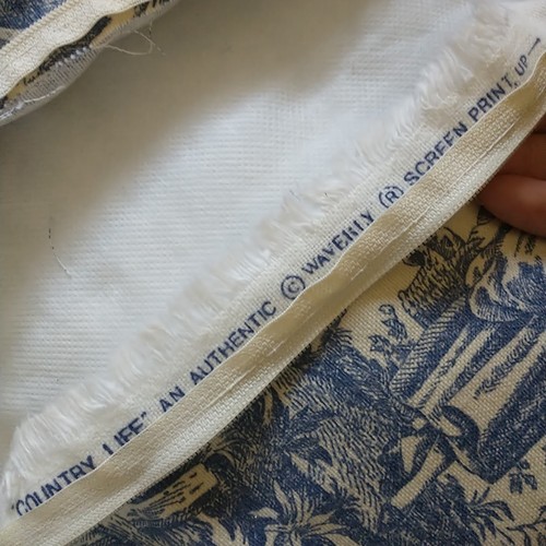 Almohada cuadrada Waverly Blue Toile French Country Life Accent 17x17" - Imagen 5 de 6