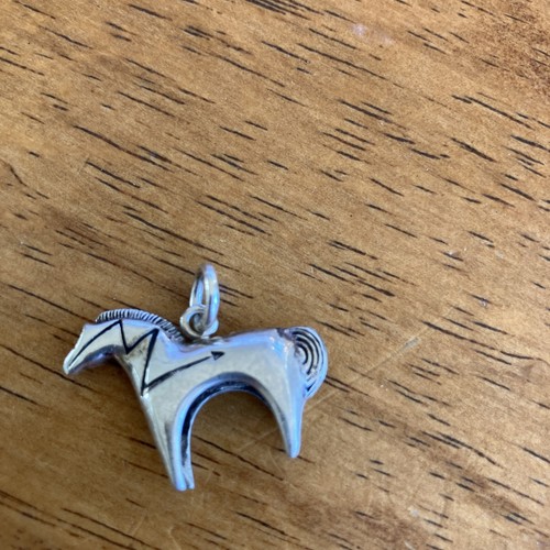 Vintage War Horse Heartline Sterling Navajo Estate