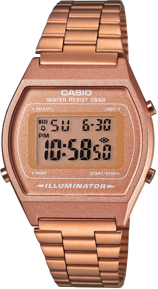 Casio B-650WC-5A - Orologio Unisex Digitale Al Quarzo, Cassa E Cinturino In Acciaio Inossidabile Rosa - 2