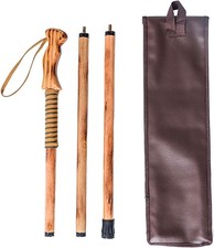 Compact 55-Inch Detachable Hiking Stick with Compass - Perfect for Adventurers