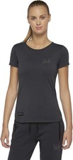 Macron Ladies Tirana Under Shirt T-Shirt Sportshirt Short Sleeve Shirt, Dark Gra