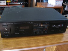 YamahaKX-W332 Dual Stereo Cassette Deck Tested Working Condition No Remote
