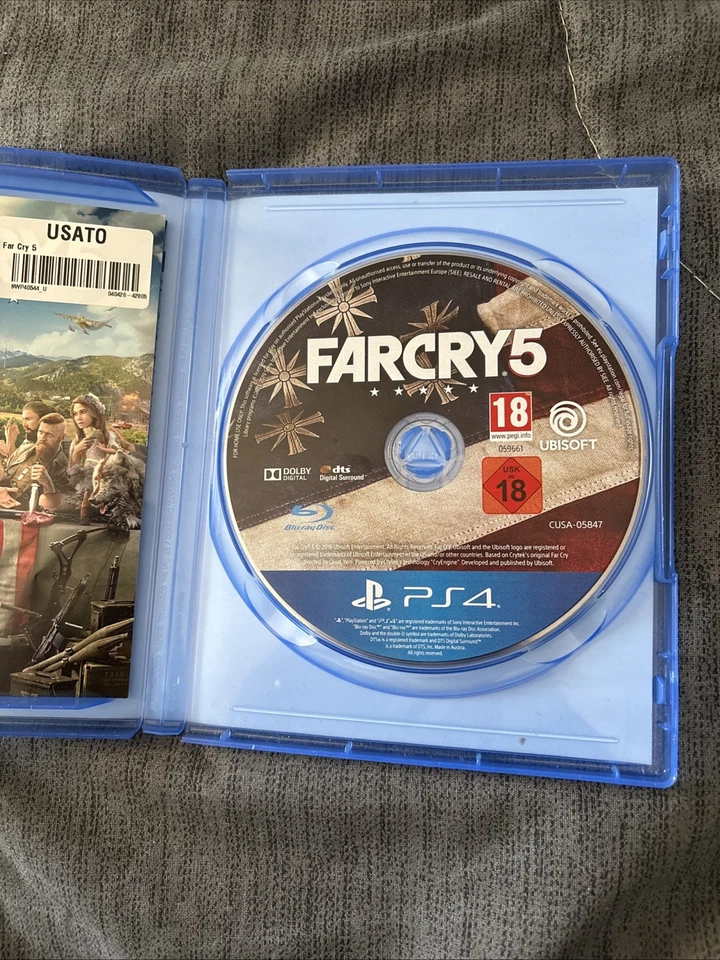 FAR CRY 5 PS4 PLAYSTATION 4  ITA 🇮🇹COMPLETO DISCO A SPECCHIO., foto 3 di 4