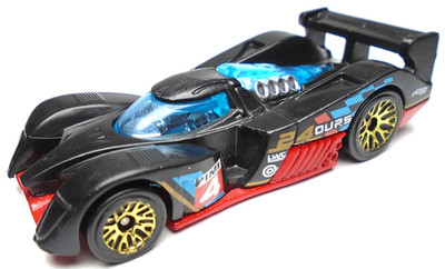 2020 HOT WHEELS HW TRACK BUILDER 24 OURS #4 BLACK 1:64 DIECAST 2 3/4'' RACE CAR
