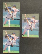 1993 Flair Roger Clemens Cards #160 (3 card lot)