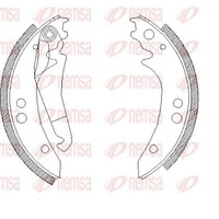Remsa Bremsbackensatz Bremsbacken Hinten FüR Mercedes-Benz T1 Bus 601 Henschel
