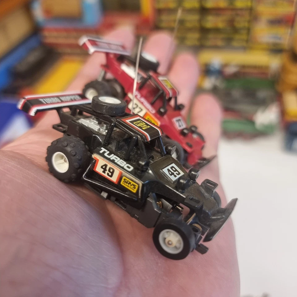 tyco racin hoppers  both used parts  condition  HO Slot Car - image 2 of 4