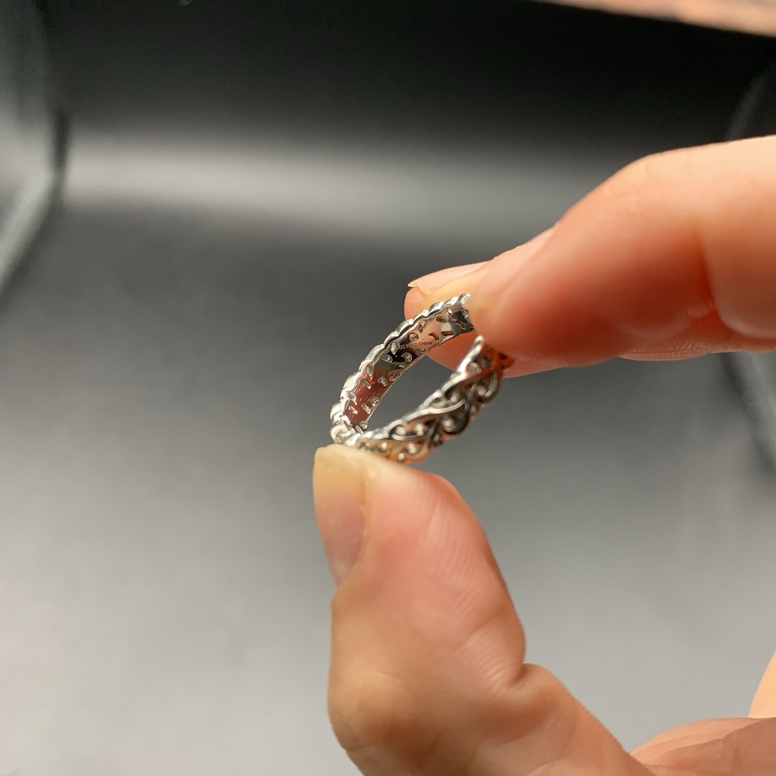 Sterling Silver Stackable Intertwined Heart Ring … - image 8