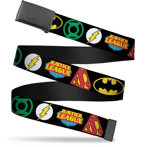 `Blank Black 1.5`` Bo Buckle - Justice League Superhero Logo (Us Import) Acc Neu-image