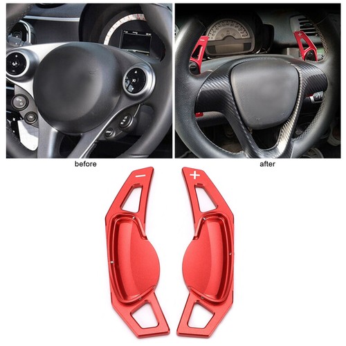 New 2pcs Steering Wheel Shifter Paddle Extension Aluminum Alloy Replacement For - Picture 8 of 22