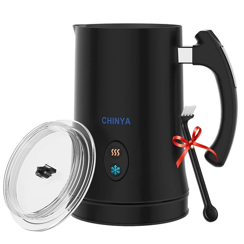 Milk Frother,Automatic Milk Frother with Hot and Cold Functionality, Milk Ste...