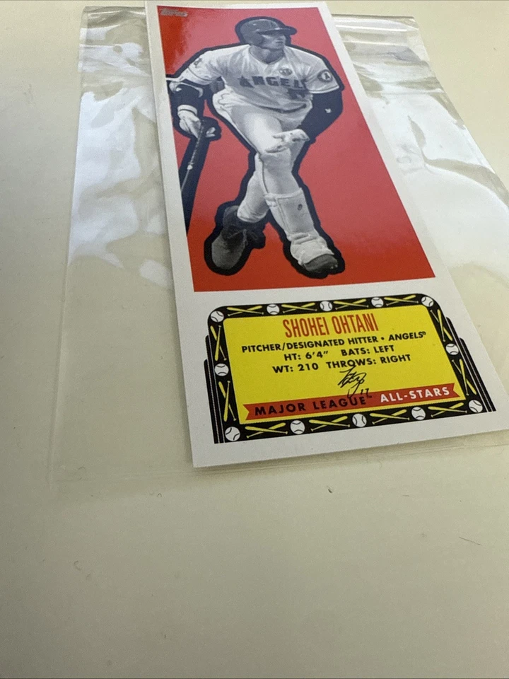 Tarjeta 2021 Topps 1951 Shohei Ohtani All-Stars Box Topper #51BT-3 Foto 3 de 4