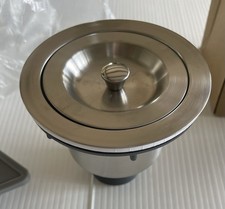 Stainless Steel Kitchen Sink Strainer with Removable Deep Basket Sealing Lid
